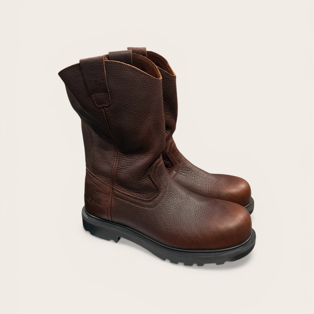 Iron Age Hauler Men's Brown 11" Wellington Work Boot Brown IA0194 Men Size 9 - Picture 2 of 7